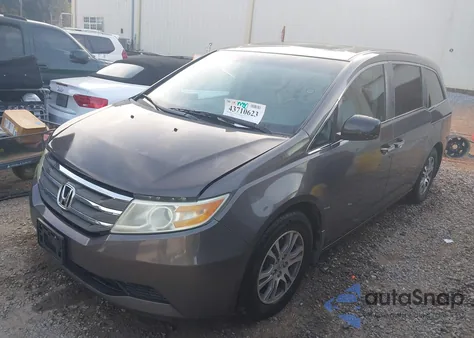 2011 Honda Odyssey Ex-L from USA, damaged, VIN 5FNRL5H66BB056338